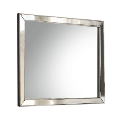 Voeville II Platinum Finish Mirror