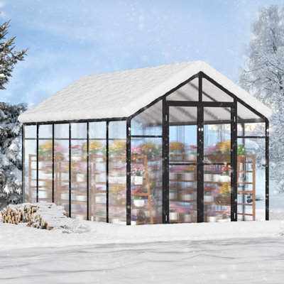 Serre de jardin en polycarbonate pour l'extérieur