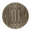 Table d'appoint d'extérieur en bois 16 po, finition, table rustique Vibe avec design, résistance aux intempéries-1992508163
