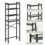 Over The Toilet Storage Shelf, 4-Tier Wooden Bathroom Organizer-1429181235
