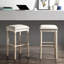 Tabouret de bar 2 places en bois