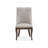 18.75'' H Fabric Upholstered Oak Armchair