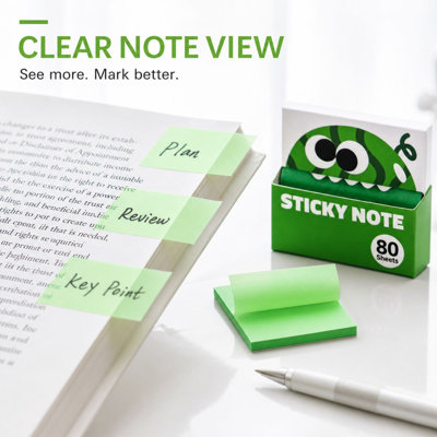 Note Paper Cute Fruit  -Up  Notes Dispenser Pull Out  Note Box With 80 Sheets  Kawaii Desk Stationery For Office School Study