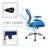 Dinuca Mesh Office Chair with Chrome Base-809465040