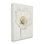 «Delicate Beauty White Flower», impression sur toile tendue
