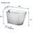 Elongated White Smart Toilet With Auto Open/Close Lid, Foot Sensor Function, 1.28 Siphonic Jet Flushing, Multiple Washing Modes, And Heated Seat For A Hygienic Bathroom-125665374