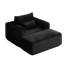 Méridienne moderne en velours côtelé avec repose-pieds amovible 62,5 po Modern-1596040702