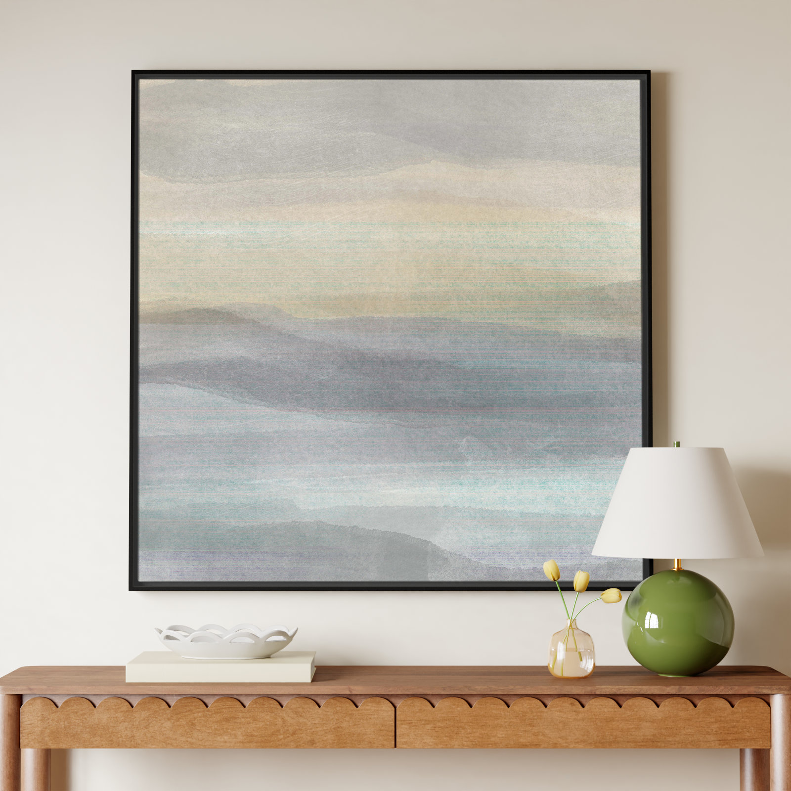 Finnian "Concept of Life" Print, Black, 46.5" W x 46.5" H