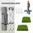 5 Ft. W x 5 Ft. D Steel Pop-Up Canopy Tent With Sunwall-110524449