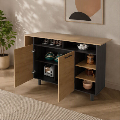 Îlot de cuisine avec armoire de rangement Korega