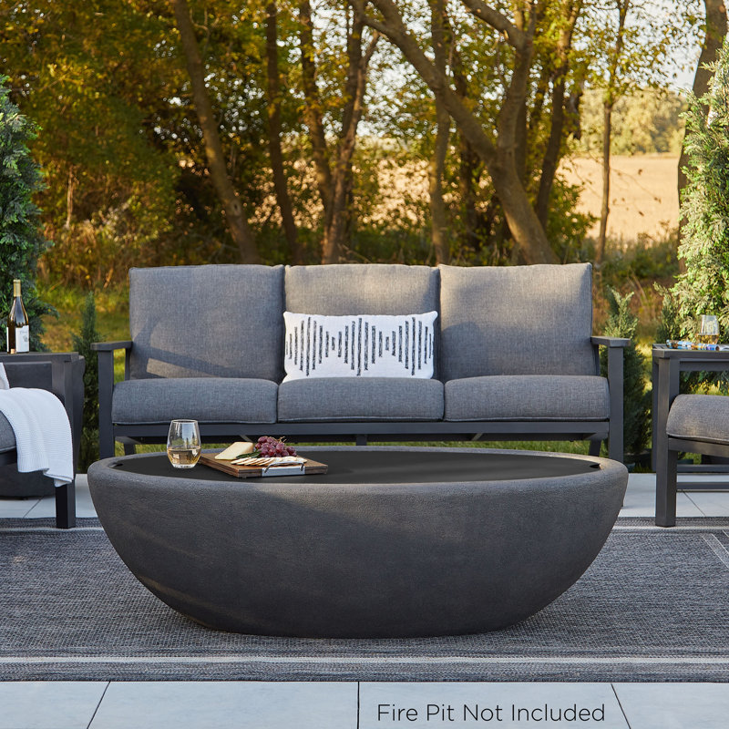 RIVERSIDE Large Oval Steel Lid By Real Flame