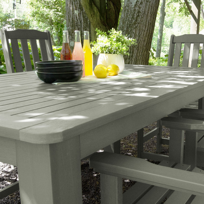 Ensemble repas pour 6 personnes Kile, Eucalyptus, L 72 po x l 42 po x H 36 po