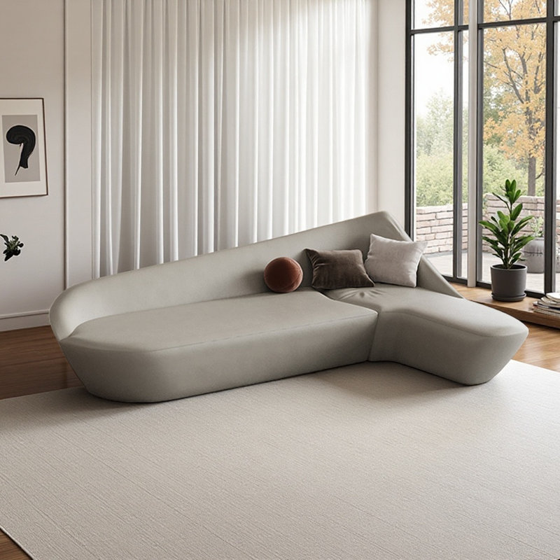 Canapé moderne, simple, luxueux et créatif, Gris