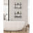 Rusne 2 Piece Oval Metal Floating Shelf-318356901