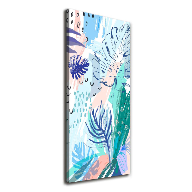 Tropical Leaves - Wrapped Canvas Print