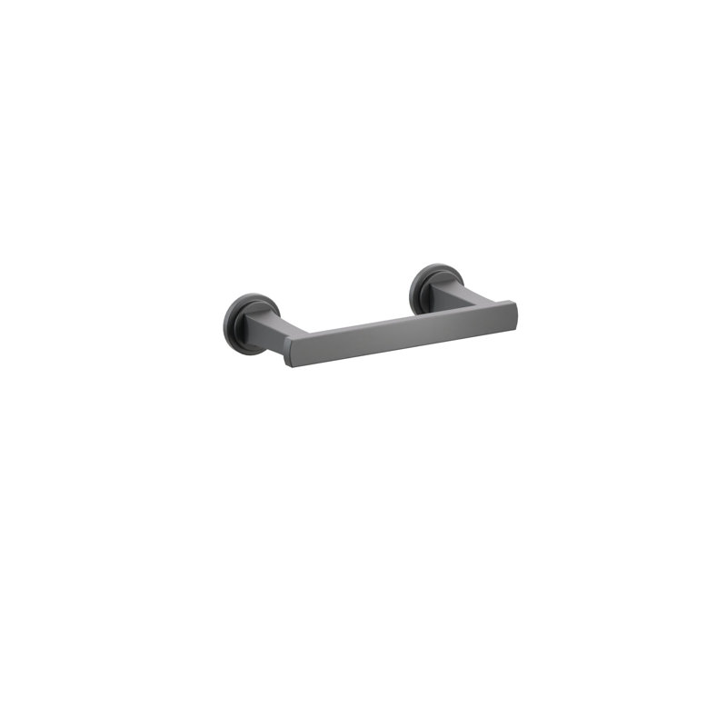 Wall Mounted Toilet Paper Holder, Flat Black