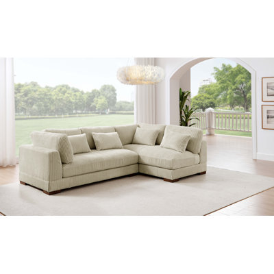Basilius 107" Wide Corner Sectional
