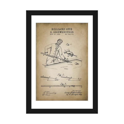 Patent Print Store " Billiard VI " by PatentPrintStore