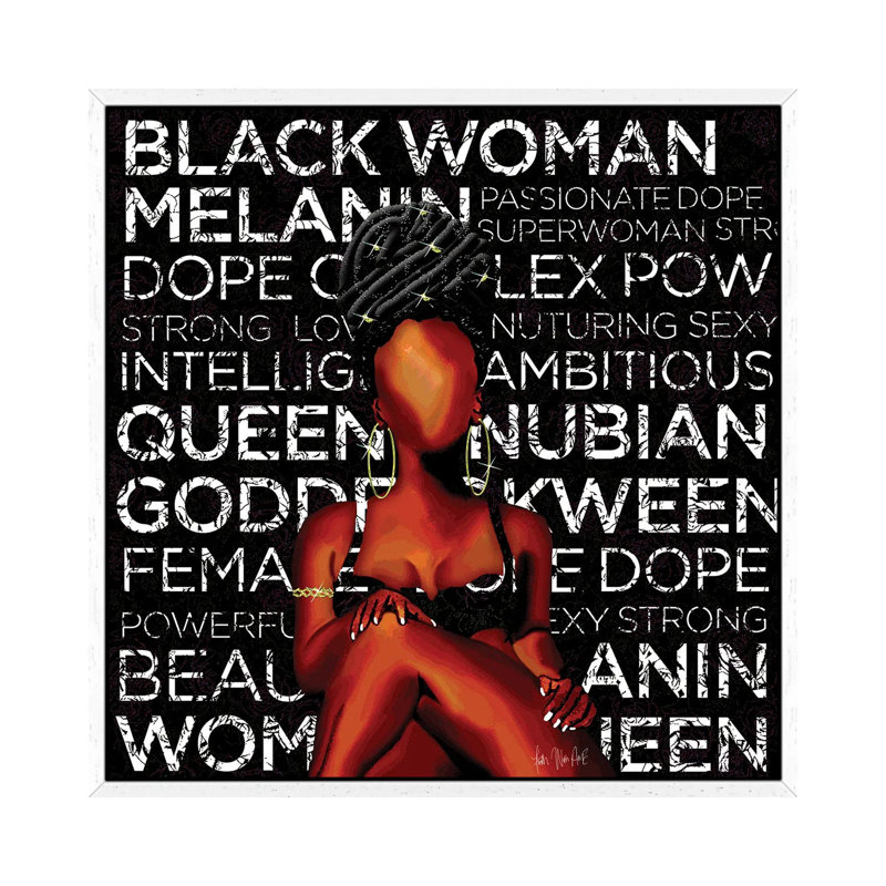 Define Me by Faith With An E - Print on Canvas, White Framed, 66.04cm H x 66.04cm W x 3.81cm D