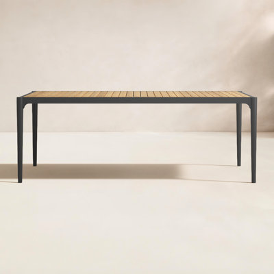 Fifer 84" Teak Patio Dining Table