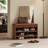 Brown Upholstered Bench