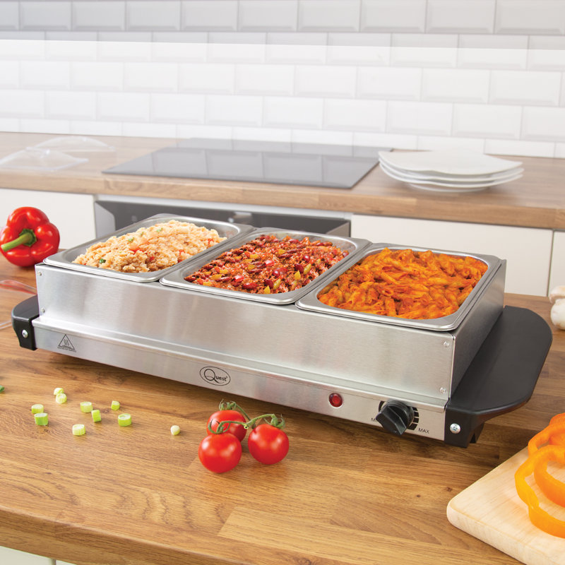 Compact Buffet Server & Warming Plate 3L