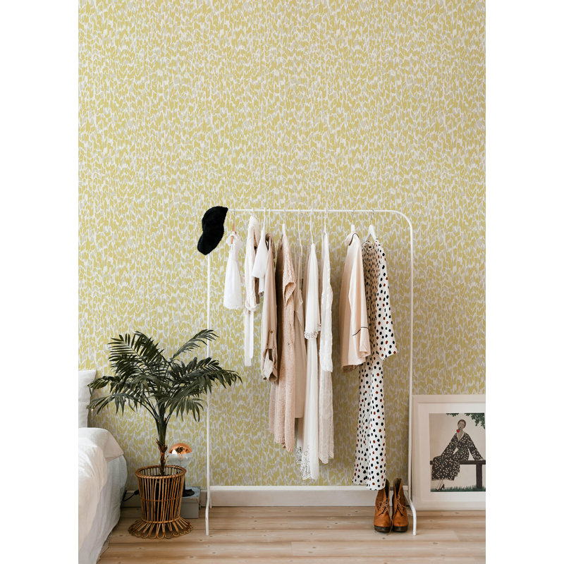 Calypso Abstract Animal Print Luxury Wallpaper, Green