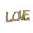 LOVE Sculpture for Kitchen Decor and Decorations for Living Room - Decorative Objects for Home Decor – Modern Statues Accent for Shelf, Mantel, Bookcase, Entryway, or Desk Display in Home Offices, Bedrooms, and Hallways – 8", Gold