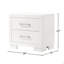 2 Drawers MDF Nightstand-1091861203