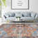 Persian Style Anti-Slip Area Rug for Living Room Bedroom and Home Decor Washable Rugs Vintage Rug for Dining Room