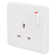 Moulded Single Power Wall Mounted Socket