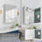 Eiserman 30 " H Surface and Recessed Frameless Medicine Cabinet with Mirror-595208292-595208288