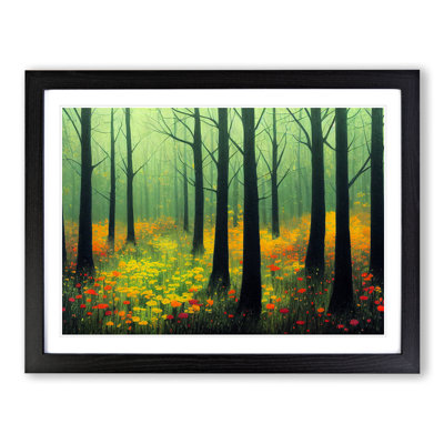 Spring Forest Flowers Vol.5 - Framed Print