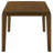 Warren Dark Brown Rectangular Dining Table
