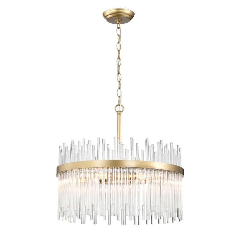 Willa Arlo Interiors Kensington 5 - Light Dimmable Cylinder Chandelier ...