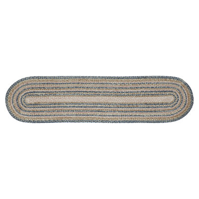 Markaylah Oval Geometric Jute Table Runner