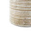 Lampe de table Cole et bois gris avec abat-jour tambour blanc