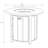 30" Propane Gas Fire Pit Table, 50000 BTU Round Steel Fire Pit With  Tabletop For Outside Patio Deck Garden Backyard