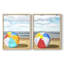 «Beach Ball I», reproduction encadrée de qualité supérieure - prêt à être accroché - aucun clou requis - aucun clou requis-1251324812-1251324530