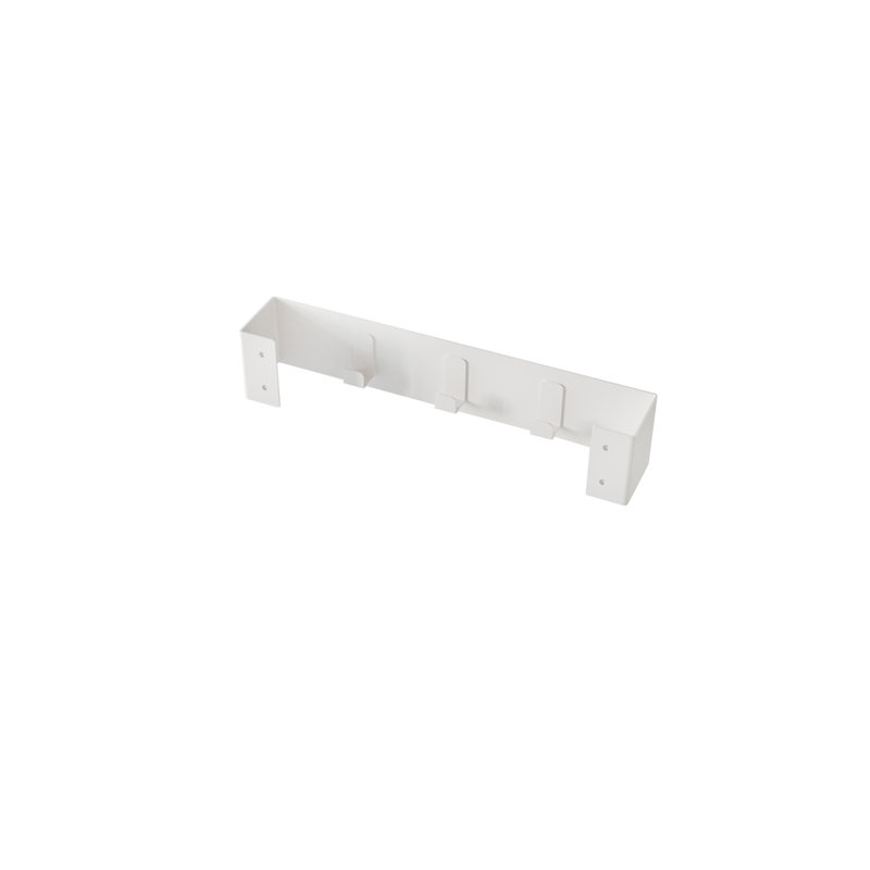 PUGI 40cm 1 Wall Towel Bar, White