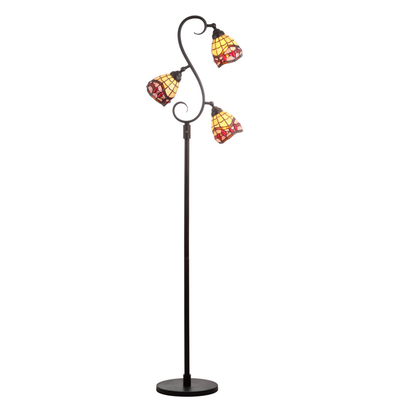 Osterhout 70.5'' Brown Tree Floor Lamp