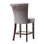 Élégant tabouret de comptoir avec assise et base de dossier à la mode-950260338