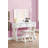 Potterville Vanity Set with Stool and Mirror-170094330