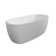 Lunar 66'' x 32'' Freestanding Soaking Solid Surface Bathtub