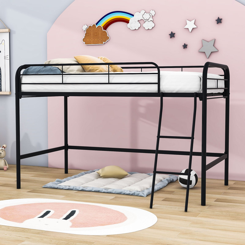 Alaeyah Twin Loft Bed with Ladder