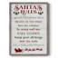 «Santa's Rules», reproduction encadrée - bois massif-1416535167