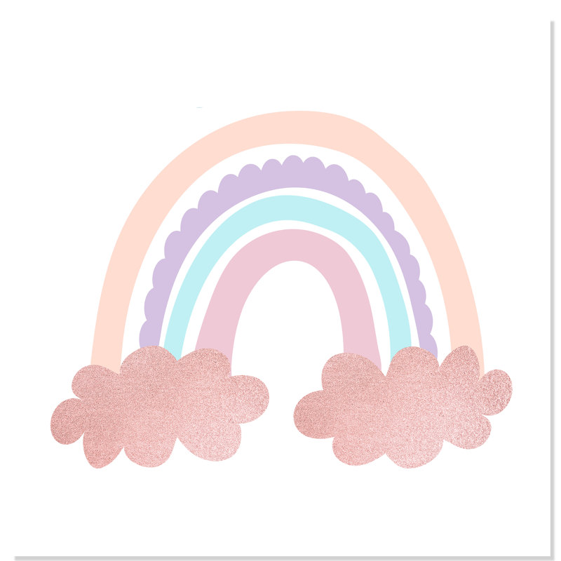 Arc-en-ciel 2, H 36 po x l 36 po x P 1 po, Papier