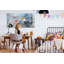 Magnetic Memo Board Whiteboard - 120 x 60 cm - With Marker and Magnets - Marble pattern
