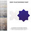 Argile Star with Cross 7 In. X 14 In. Porcelain Floor And Wall Tile Kit-673476275