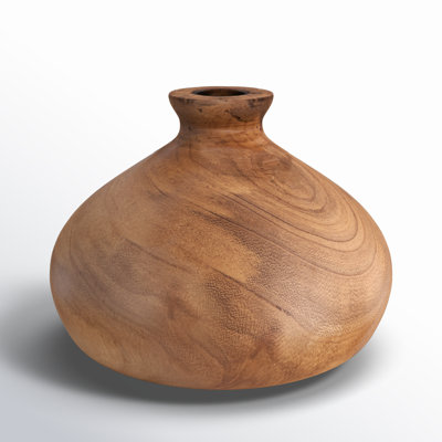 Solid Wood Table Vase